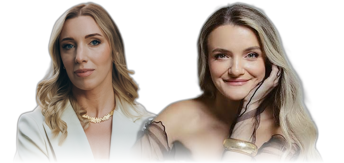 Martina Tararuj i Alona Ruban, współprowadzące